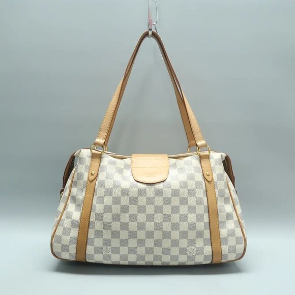 Louis Vuitton Stresa White Damier Azur Canvas Shoulder Bag 1026-020625 - Picture 2 of 12